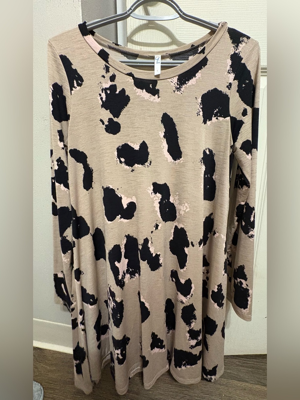 Yee Women's Animal Print Tunic Dress Size S